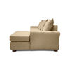Seccional Derecho Living Factory Montreal 4 Cuerpos Beige