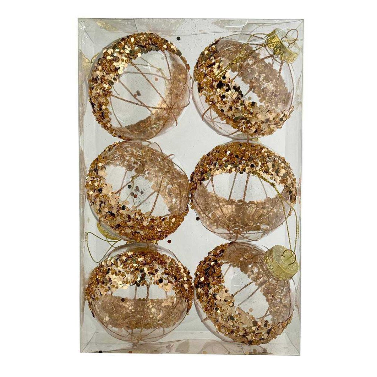 Adorno Navideño Set Esferas 6 Piezas Casanova