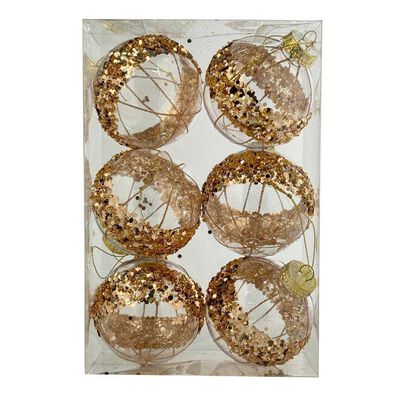 Adorno Navideño Set Esferas 6 Piezas Casanova