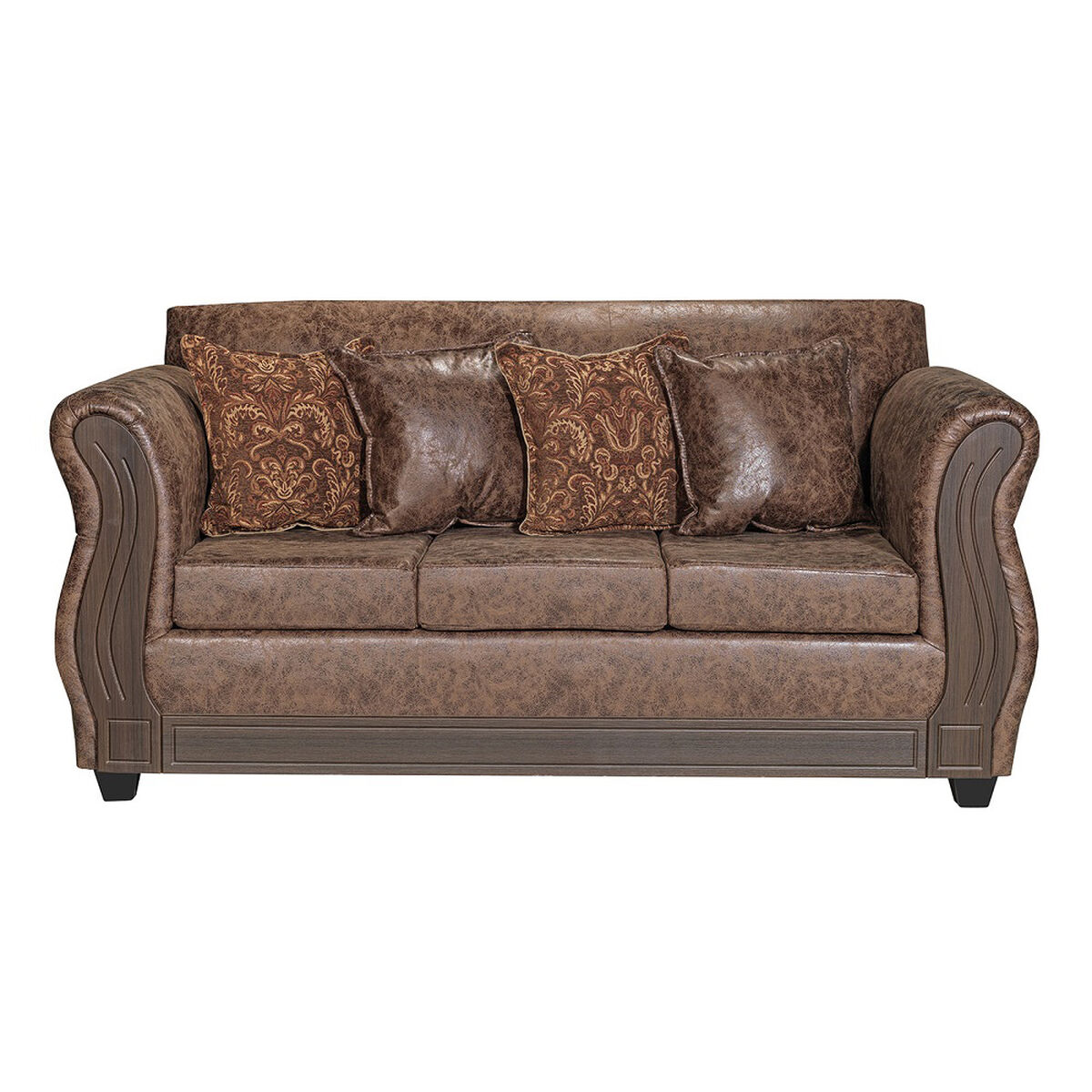 Juego de Living Essenza David 3-1-1 Caf&eacute;