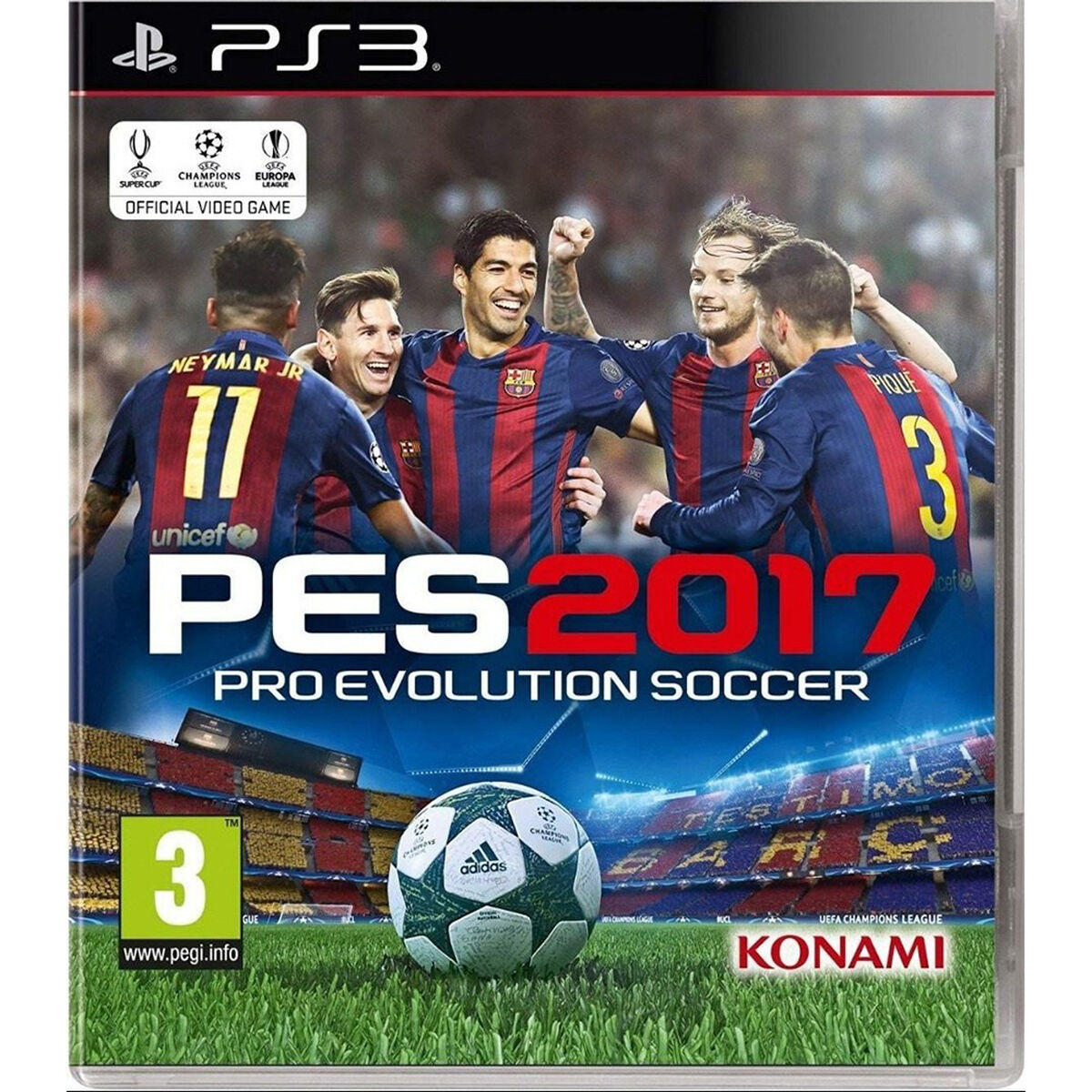 Juego PS3 PES 2017