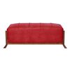 Banqueta Latam Home Marsella Cuero Kentucky Rojo