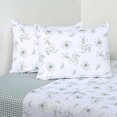 Juego de Sábanas Elements & Co 2 Plazas 200 Hilos Bouquet