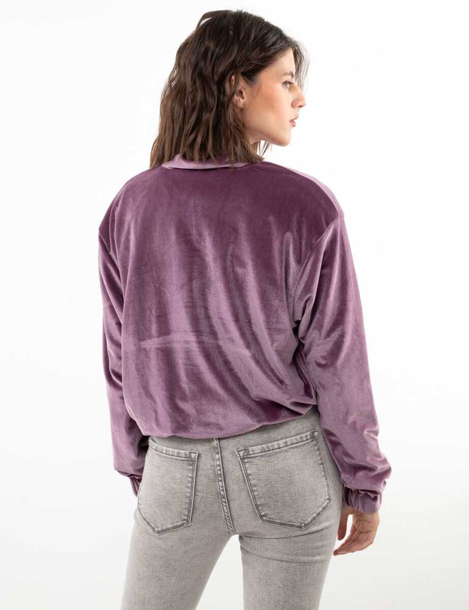 Chaqueta Bomber Terciopelo Push Mujer Zibel