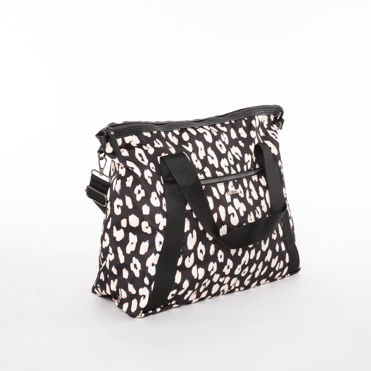Bolso Cross Bag Mujer Negro Microfibra Zibel