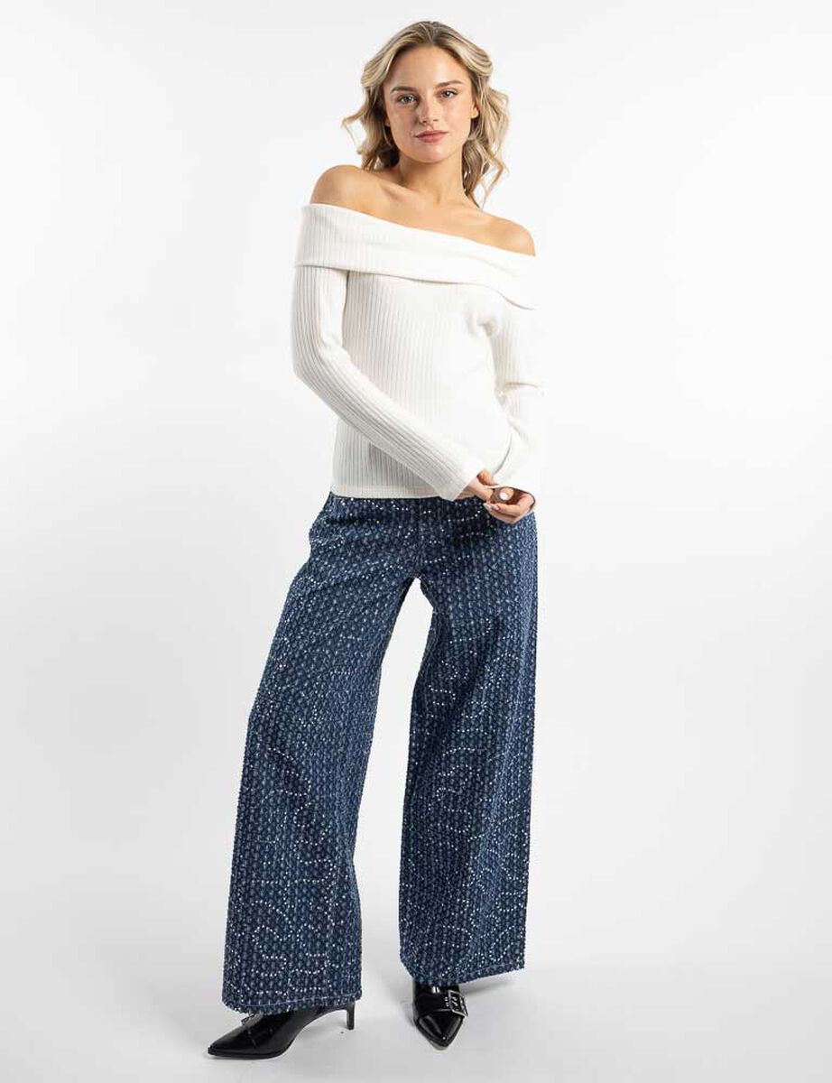 Sweater Bardot Mujer Icono