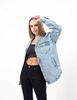 Chaqueta De Algodón Oversized Mujer Fiorucci