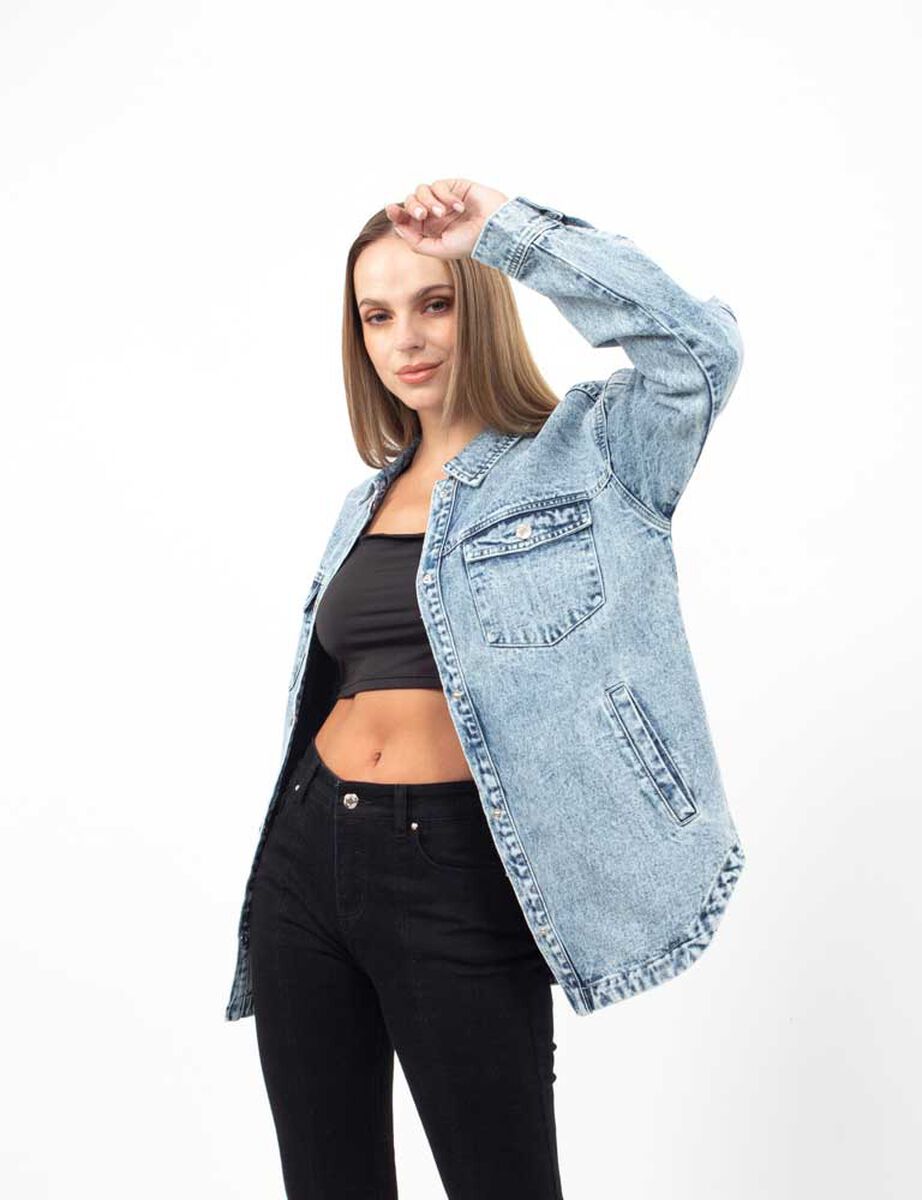 Chaqueta De Algodón Oversized Mujer Fiorucci