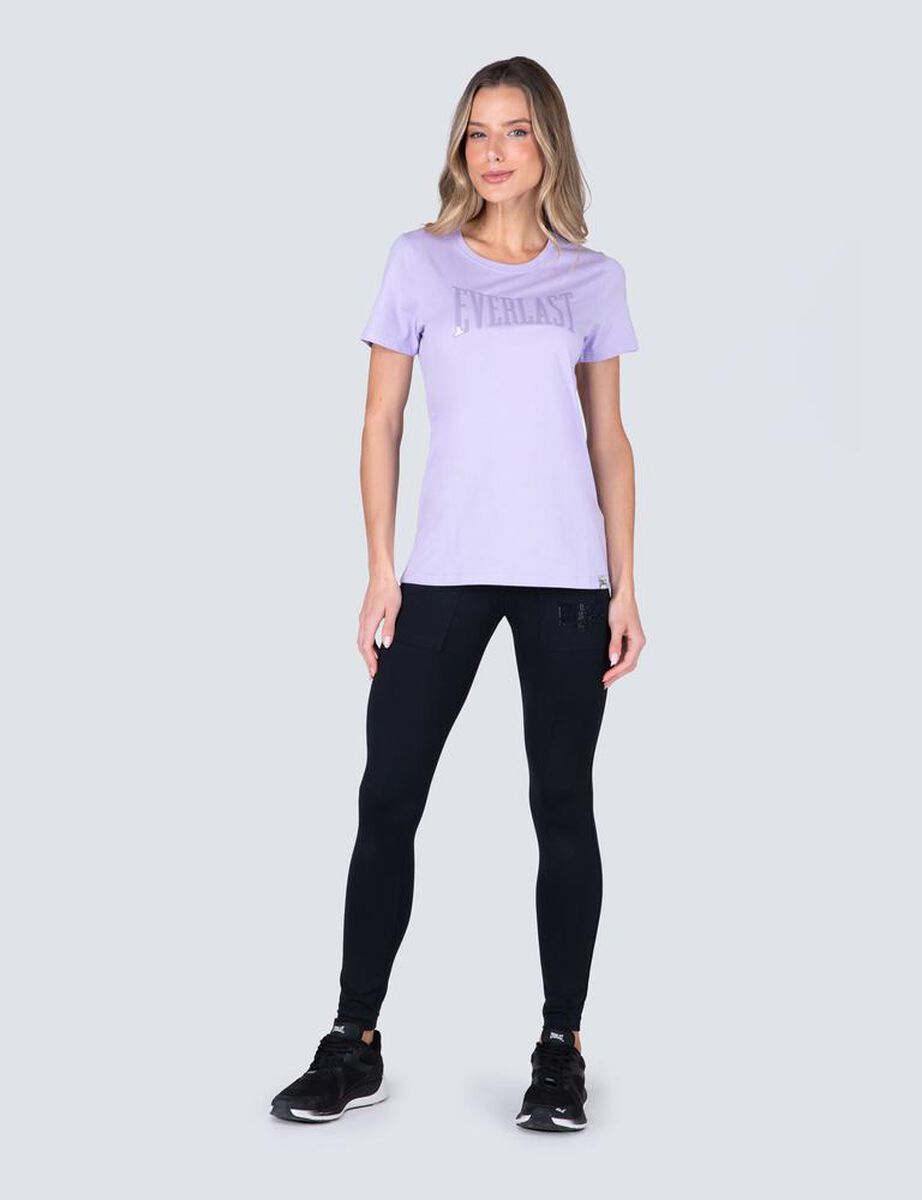 Polera Manga Corta Casual Sport Mujer Everlast