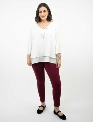 Imagen 2 del producto Blusa Manga 3/4 Mujer Extralindas Crudo