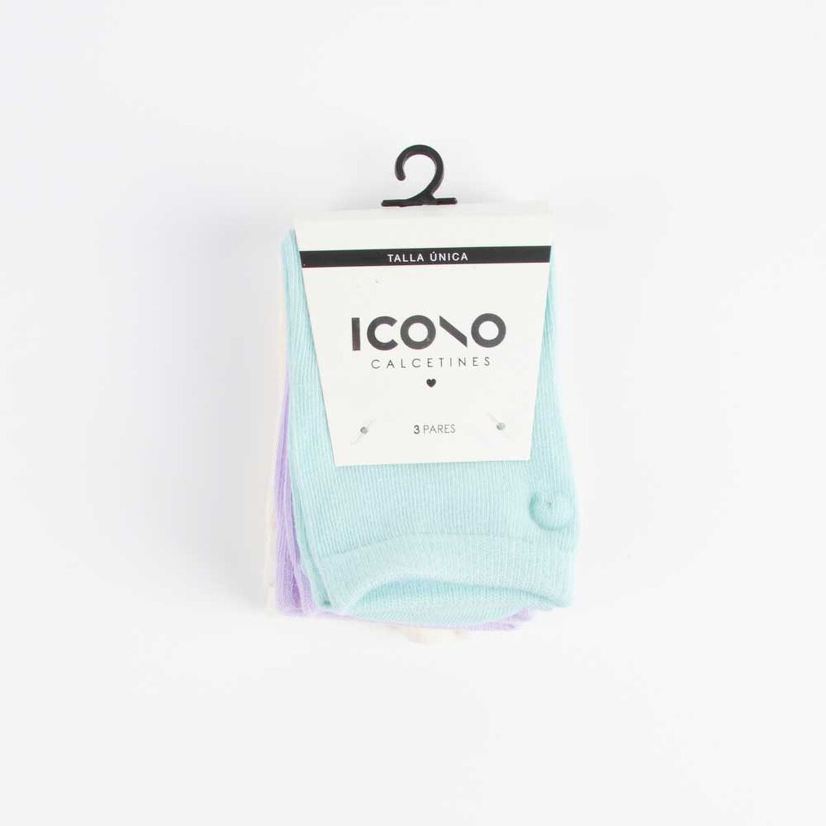 Pack 3 Calcetin Corto Mujer Icono