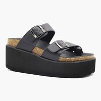 Sandalia Mujer Icono Negro