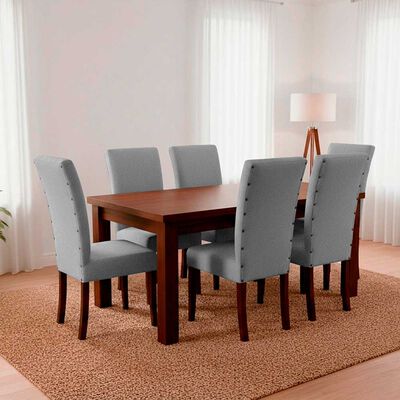 Juego de Comedor Living Factory Teka 6 Sillas Gris