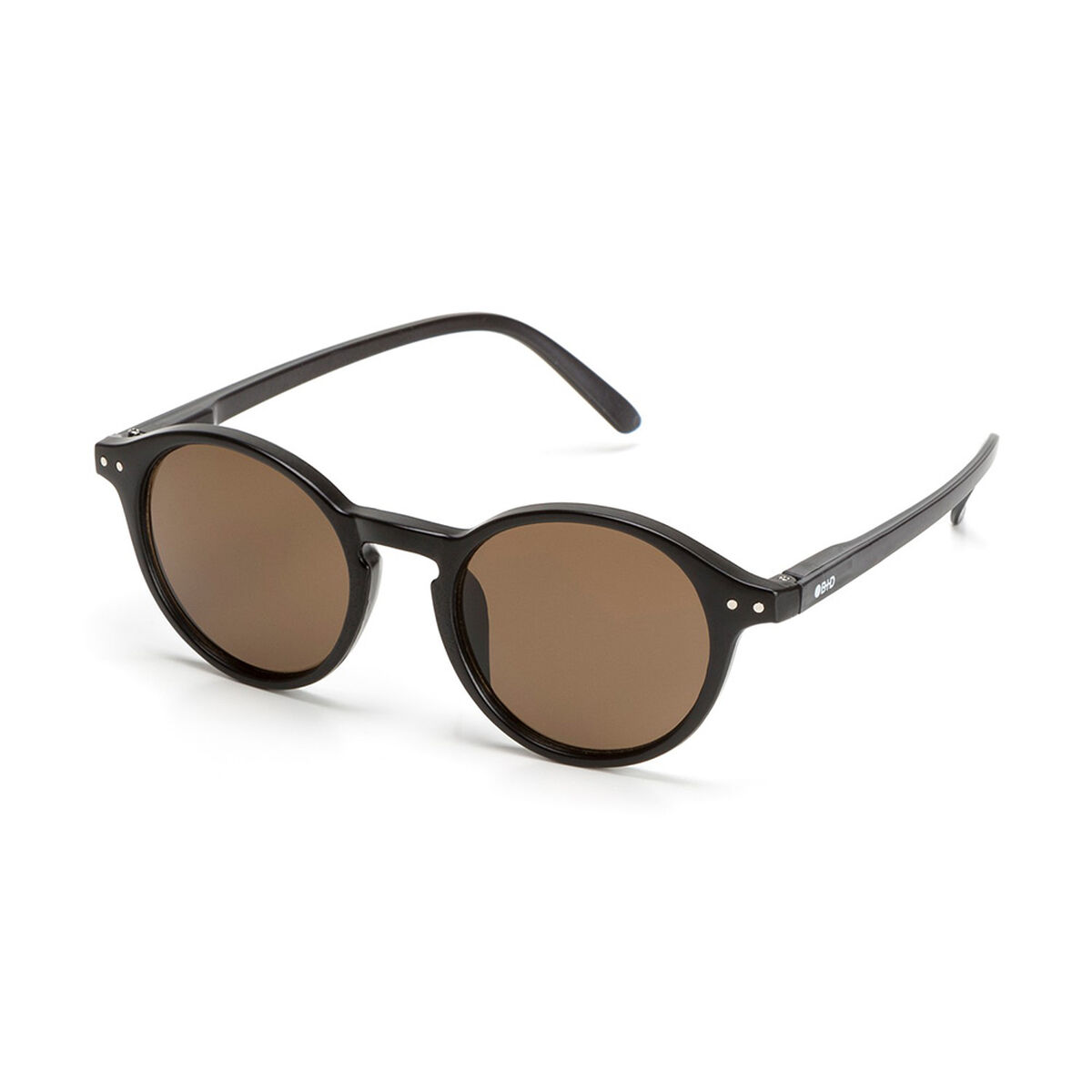 Lentes de Sol B+D Round Black Solid Brown