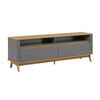 Rack TV Amuv Olmo Hasta 70" Gris