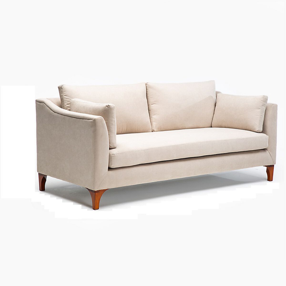 Sofá Barra Design Grecia 3 Cuerpos Beige