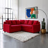 Seccional Latam Home Lucca 3 Cuerpos Burdeo