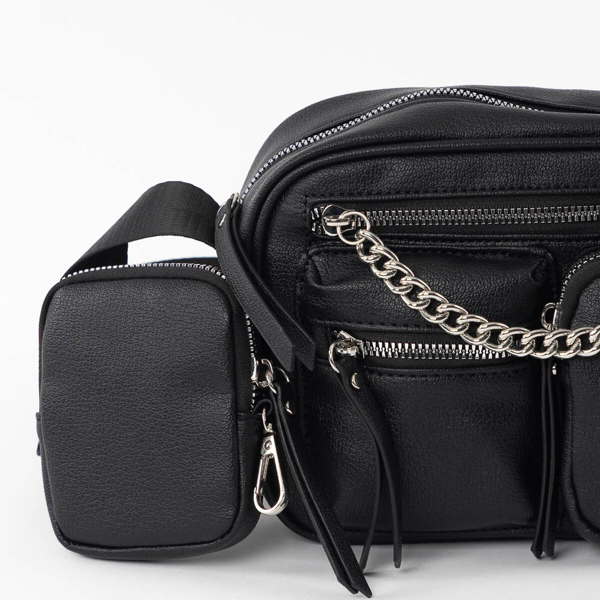 Cartera Cross Bag Negra Mujer Icono