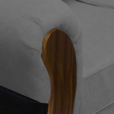 Imagen 2 del producto Sofá Seccional Modular Elegant Detail Girona 7 Cuerpos Negro Gris