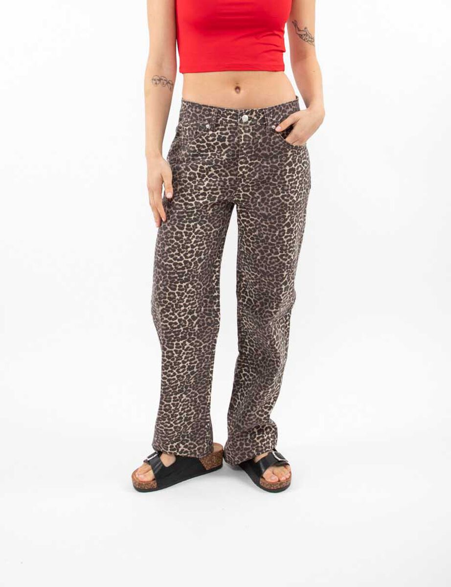 Jeans Animal Print Mujer Icono