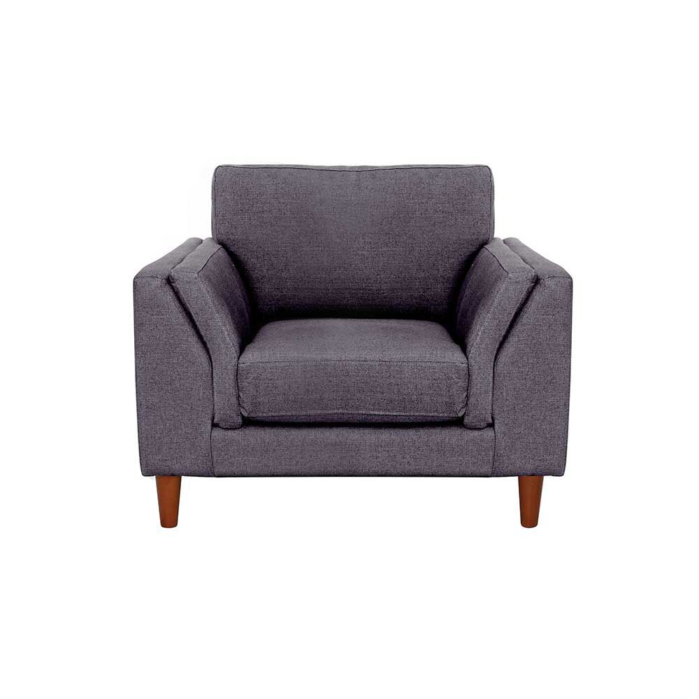 Sofá Latam Home Milan 1 Cuerpos Gris Oscuro