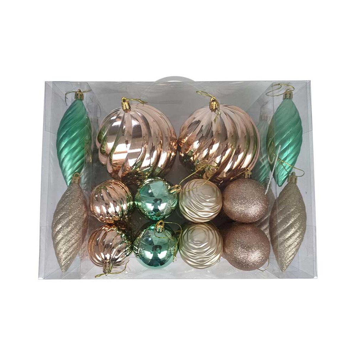 Set 26 Esferas para Árbol de Navidad Casanova Rose Mint