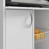 Mueble para Microondas Home Mobili Veles Blanco 1 Puerta