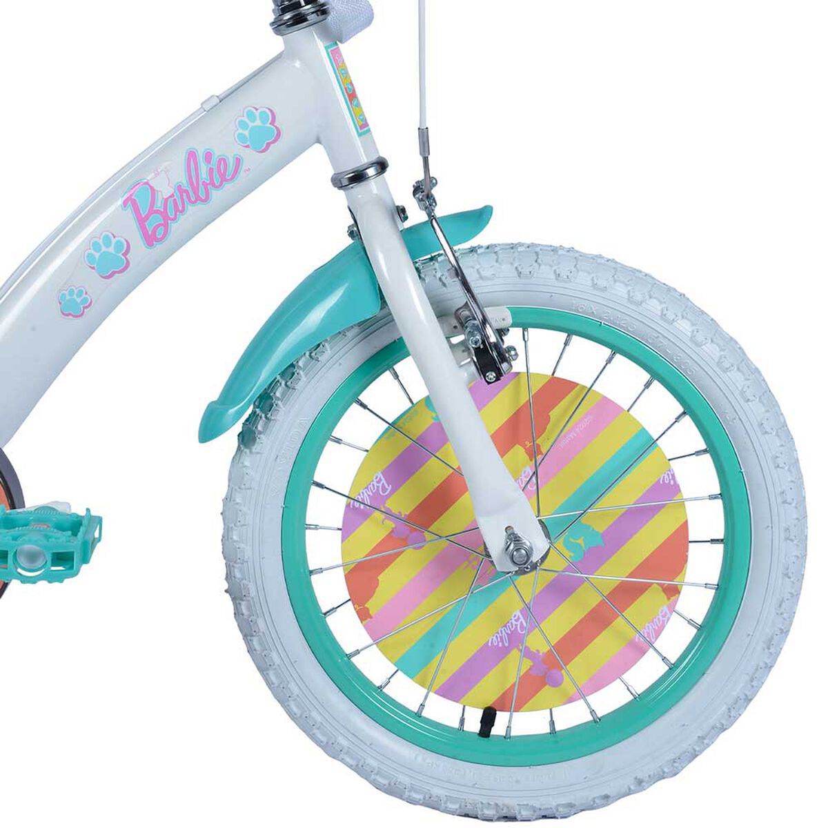 Bicicleta Infantil Bianchi Barbie Aro 16 Blanca