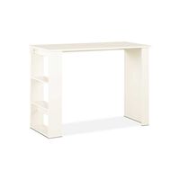 Escritorio Stanford 2 Repisas Leterales Blanco