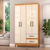 Cl&oacute;set Vekkahome Lisboa 4 Puertas 2 Cajones Blanco