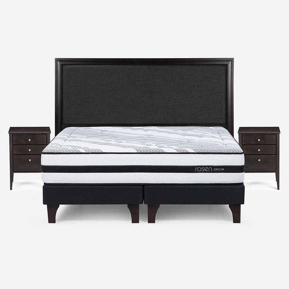 Cama Europea King Div Driven + Set Maderas Nolita