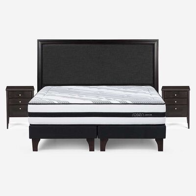 Cama Europea King Div Driven + Set Maderas Nolita