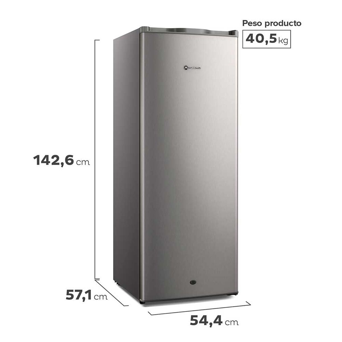 Freezer Vertical Mademsa M-265V 168 lts&nbsp;