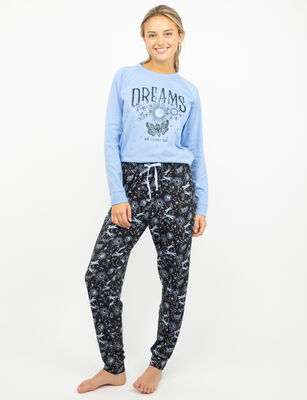 Imagen 2 del producto Pantalón de Pijama Mujer Icono Azul, Negro