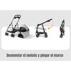 Coche para Mascota LuBabycas A101 Gris