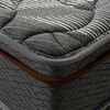Cama Europea Celta Base Dividida 2 Plazas Copper Black + Respaldo