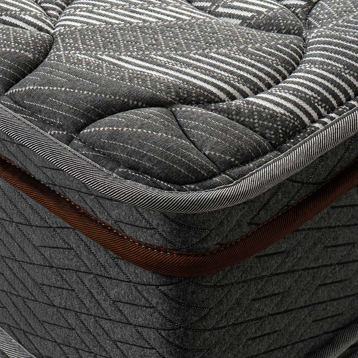 Cama Europea Celta Base Dividida 2 Plazas Copper Black + Respaldo
