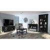 Rack TV Hasta 65" + Librero + Mesa de Arrimo + Mesa de Centro TuHome Essential Wengue