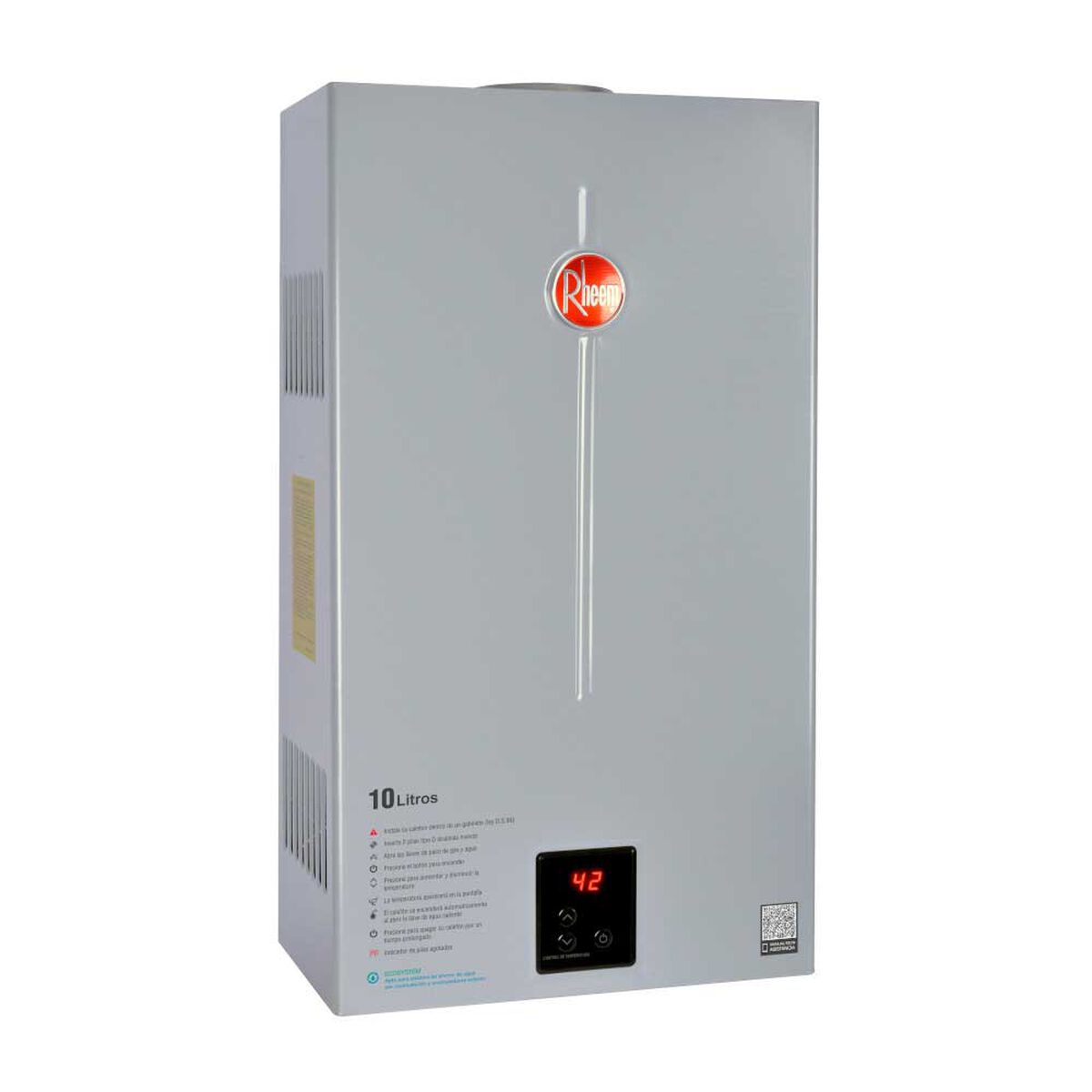 Calefont 10 litros Gas natural Tiro natural Rheem