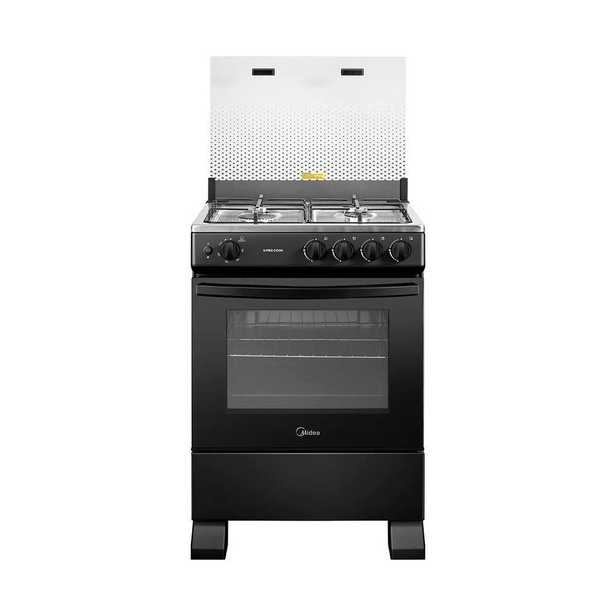 Cocina a Gas Midea MFO-MG24TCSSLBK 4 Quemadores