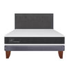 Cama Europea CIC 2 Plazas  Ortopedic + Respaldo Eufrates
