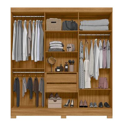 Imagen 2 del producto Clóset Di Poretti Valencia 6 Puertas 2 Cajones Off White