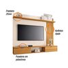 Panel TV Jdo & Design Lest Hasta 55" Miel Beige