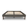 Cama Europea CIC 2 Plazas Ortopedic Advance + Respaldo Milan + 2 Veladores + Almohadas Viscoelásticas