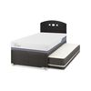 Cama Nido CIC 1,5 Plazas Excellence Plus + Respaldo Gales Negro