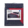 Cubrecama Mashini 1,5 Plazas Liso Marengo Rojo