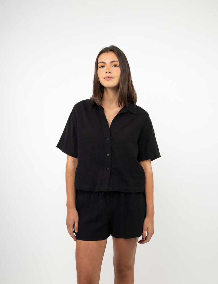 Blusa Manga Corta Mujer Icono