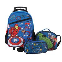 Set Promo Bts con Ruedas 3 Piezas Avengers