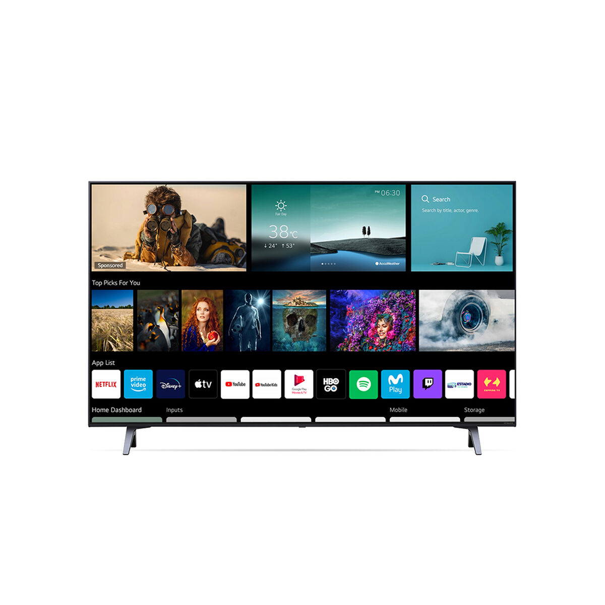 LED 55" LG 55NANO75SPA  Smart TV 4K Ultra HD