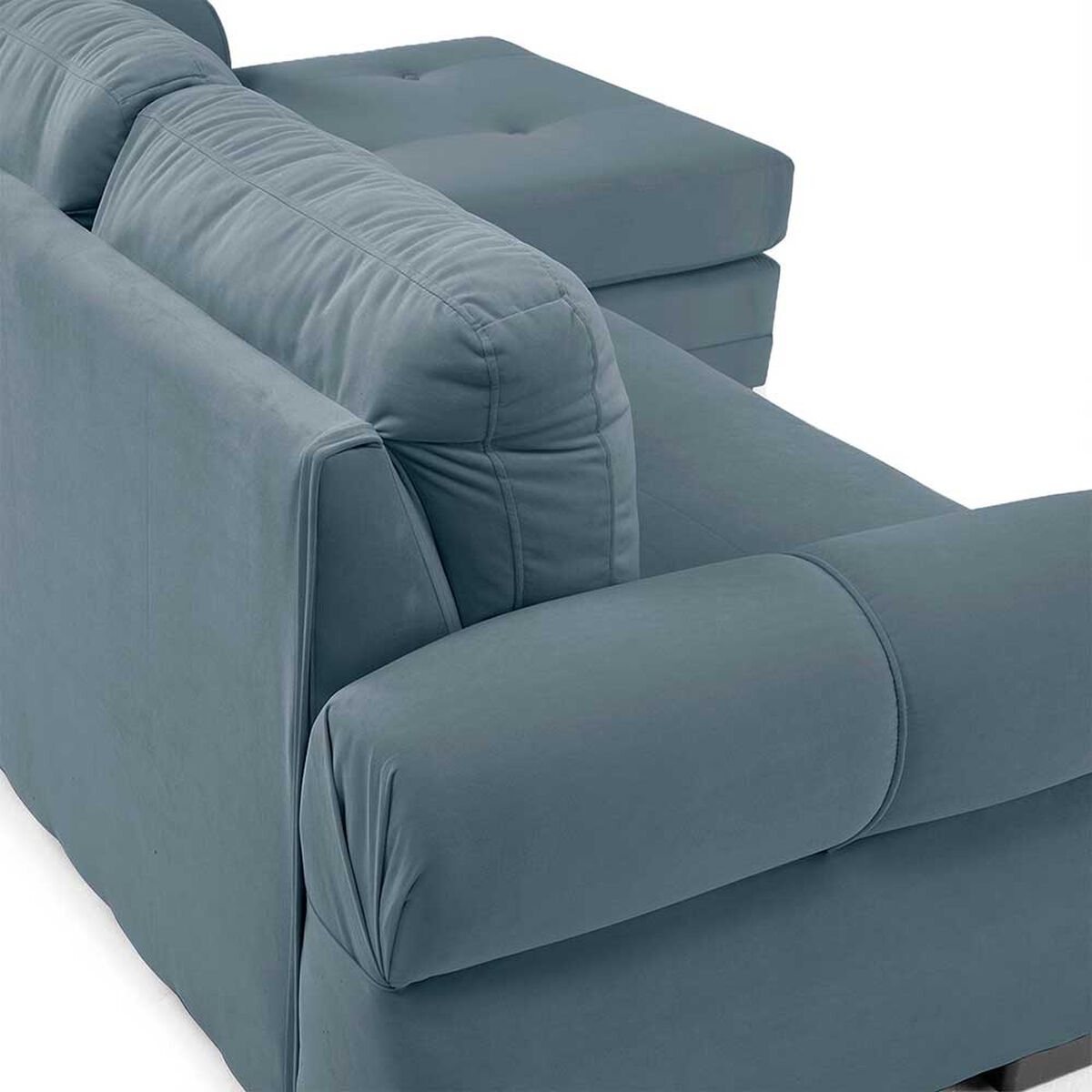 Sof&aacute; Seccional Living Factory Oregon 4 Cuerpos Gris